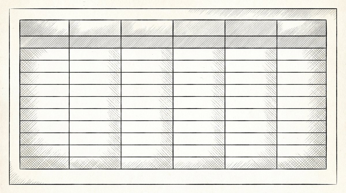Visual for Bank Statement Excel Template: The 4 Standard Column Variant