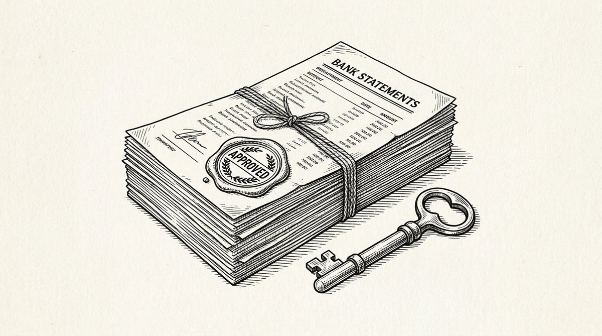 Visual for Mortgage Application Bank Statement Guide: From Download to 