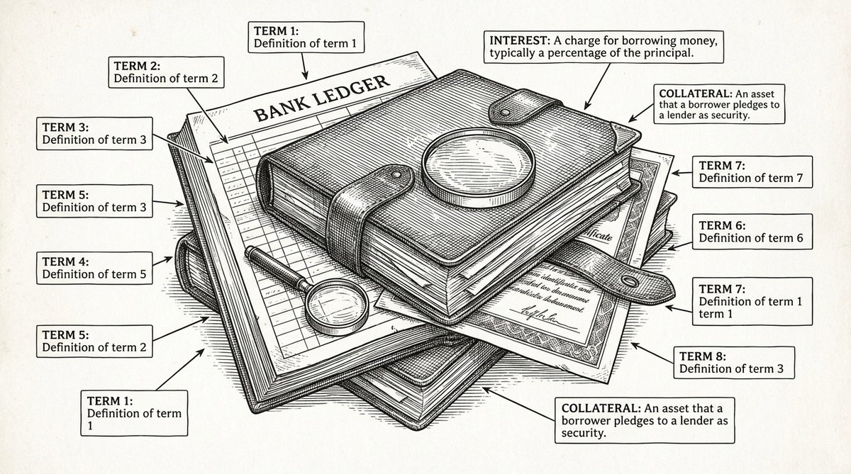 Visual for Bank Statement Glossary: Every Term Bookkeepers and Loan App