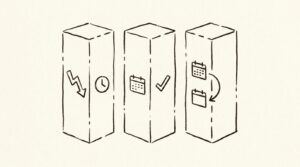 Pen drawing illustrating bank statement concept