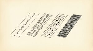 Pen drawing illustrating bank statement concept
