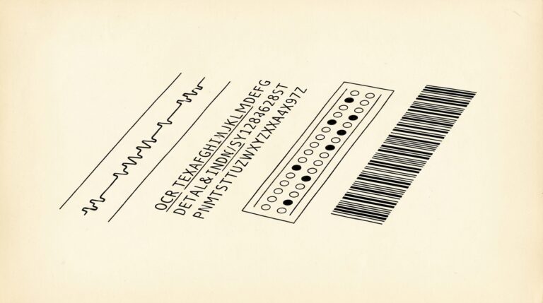 Pen drawing illustrating bank statement concept