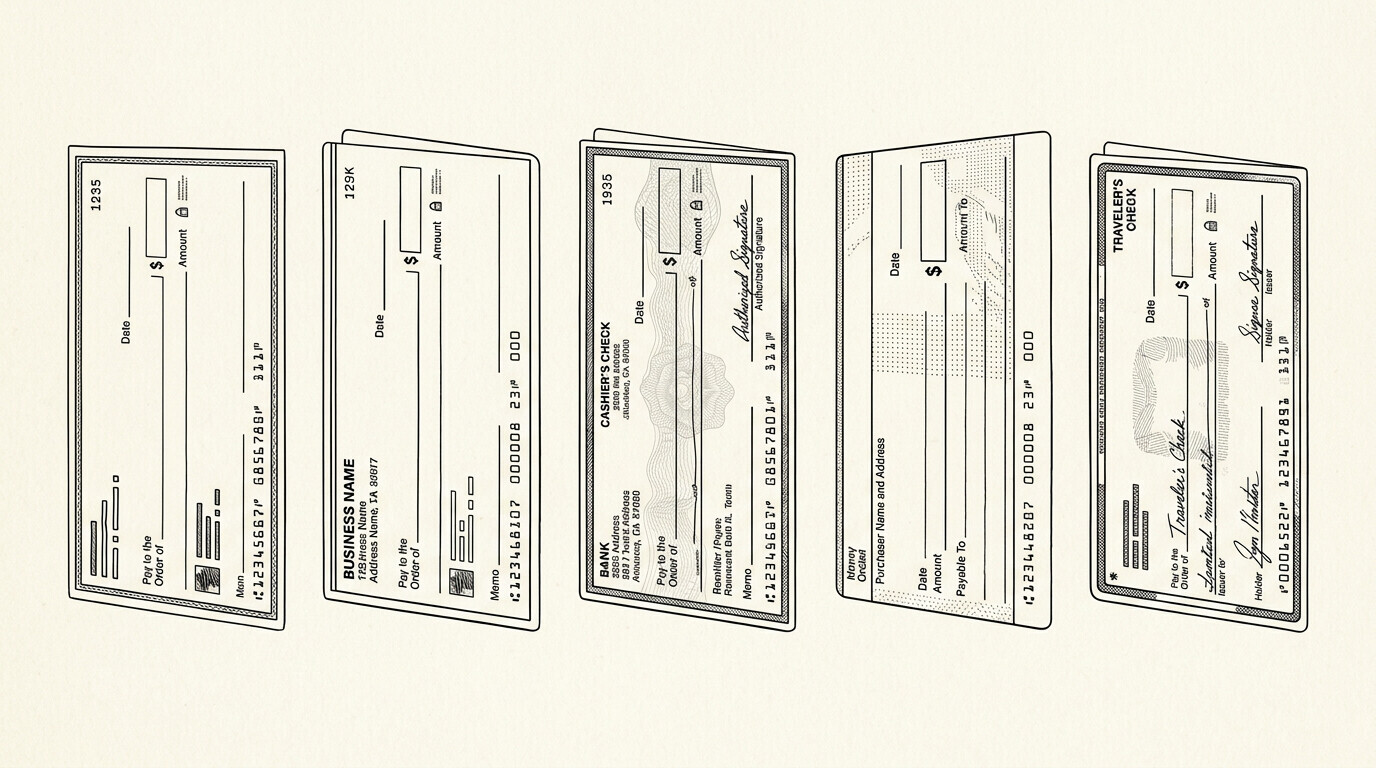 Pen drawing illustrating bank statement concept