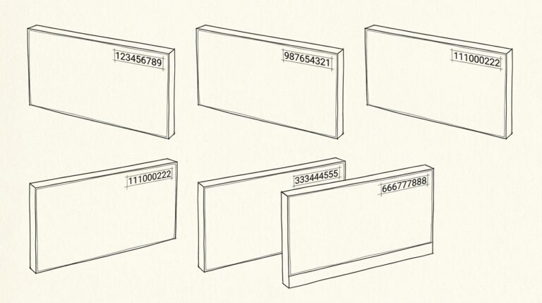 Pen drawing illustrating bank statement concept