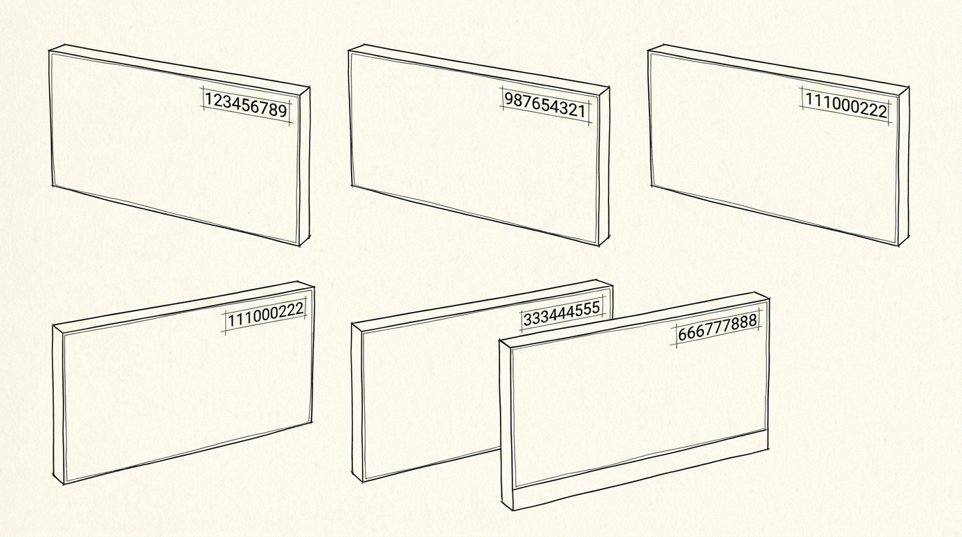 Pen drawing illustrating bank statement concept