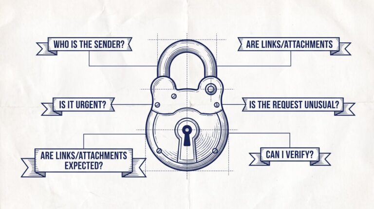 Pen drawing illustrating bank-statement-privacy-and-security concept