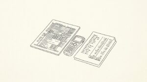 Pen drawing illustrating what-is-form-8949 concept