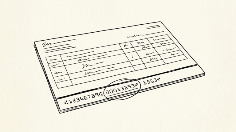 Pen drawing illustrating what-is-an-account-number concept