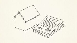Pen drawing illustrating what-is-a-conventional-loan concept