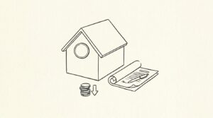 Pen drawing illustrating what-is-an-fha-loan concept