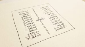 Pen drawing illustrating what-is-the-difference-between-ledger-and-available-balance concept