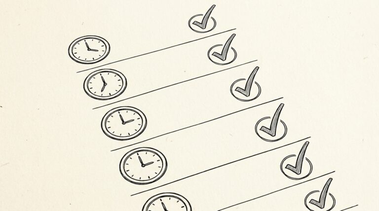 Pen drawing illustrating what-is-pending-vs-posted-transaction concept