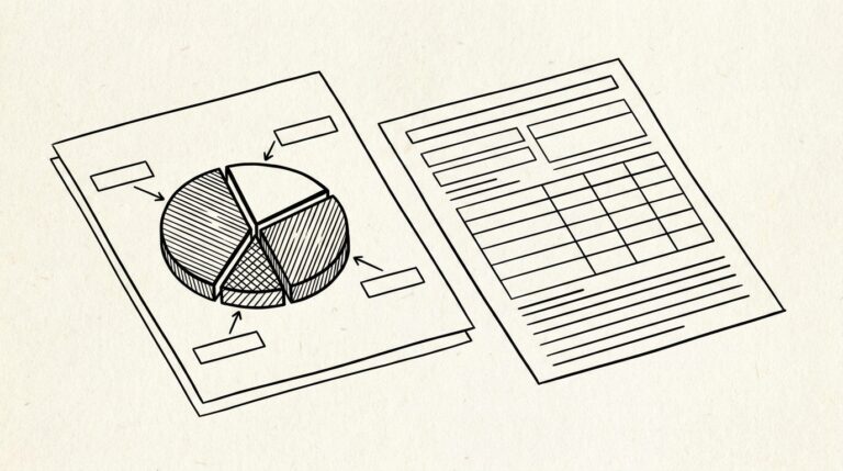 Pen drawing illustrating what-is-piti concept
