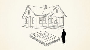 Pen drawing illustrating what-is-a-va-loan concept