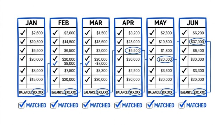 post How to Reconcile Multiple Months of Bank Statements