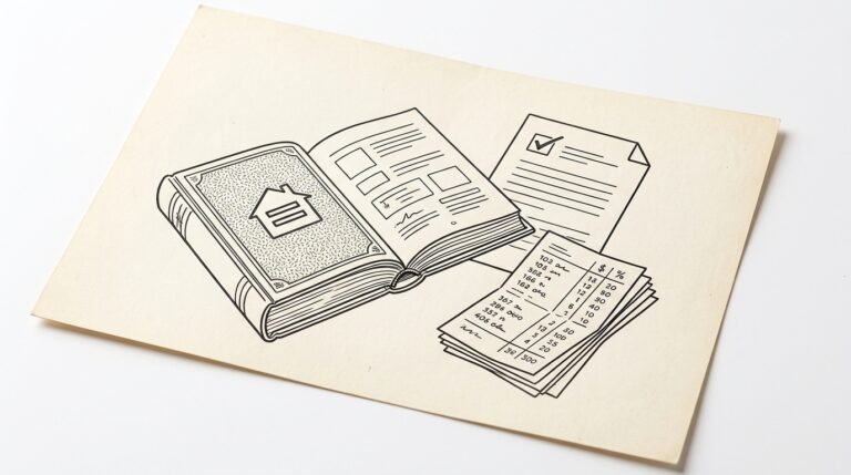 Pen drawing illustrating ecoa-regulation-b-bank-statement-lending concept