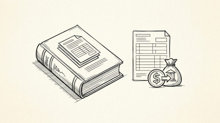 Pen drawing illustrating fincen-currency-transaction-reports concept