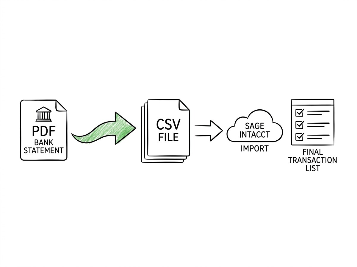Sage Intacct multi-entity reconciliation flow across subsidiaries