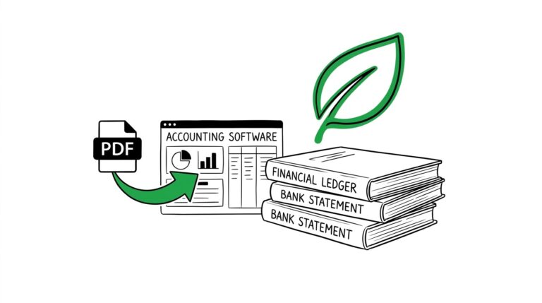 post How to Convert a PDF Bank Statement to Sage Intacct and Sage 50cloud (The 5-Minute Import Workflow)