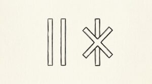 Pen drawing illustrating bank statement concept