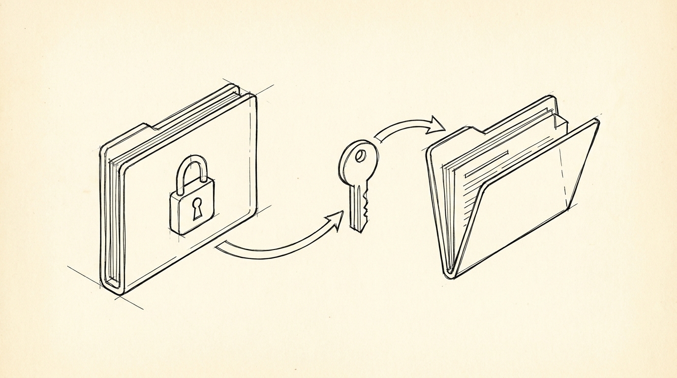 Pen drawing illustrating bank statement concept