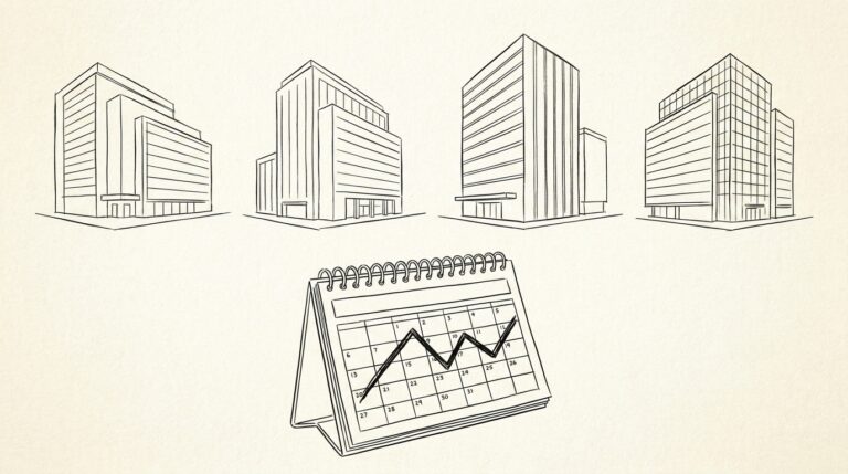Pen drawing illustrating bank statement concept