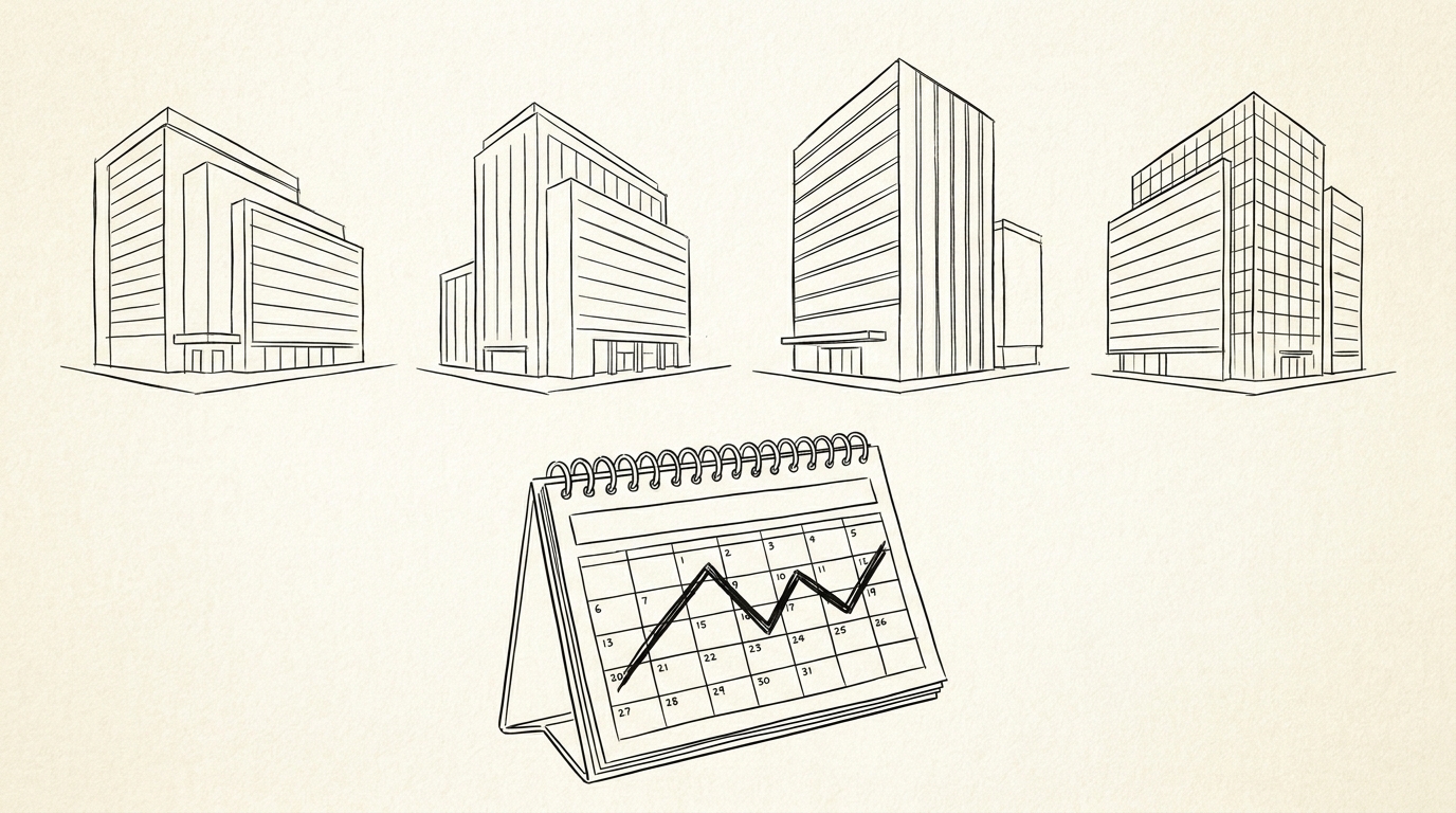 Pen drawing illustrating bank statement concept